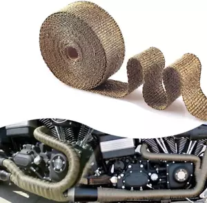 Nastro Di Scarico per Moto 1.5 Мм*25 Мм*5Mt Benda Termica Fascia Di Scarico - Foto 1 di 7