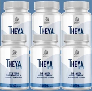 6 PACK-TheyaVue Eye&Vision Support Formula 60 Capsules - Picture 1 of 7