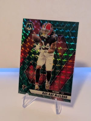 2025 Panini Mosaic Football Ray-Ray McCloud  Green Mosaic Prizm #95 - Image 1 of 2