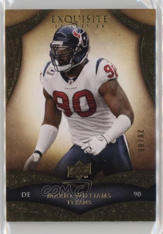 2009 Upper Deck Exquisite Collection /80 Mario Williams #58 - Image 1 of 2