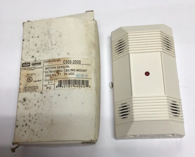 Hubbell C500-2000 Motion Sensor Ultrasonic Ceiling Mount - Image 1 of 2