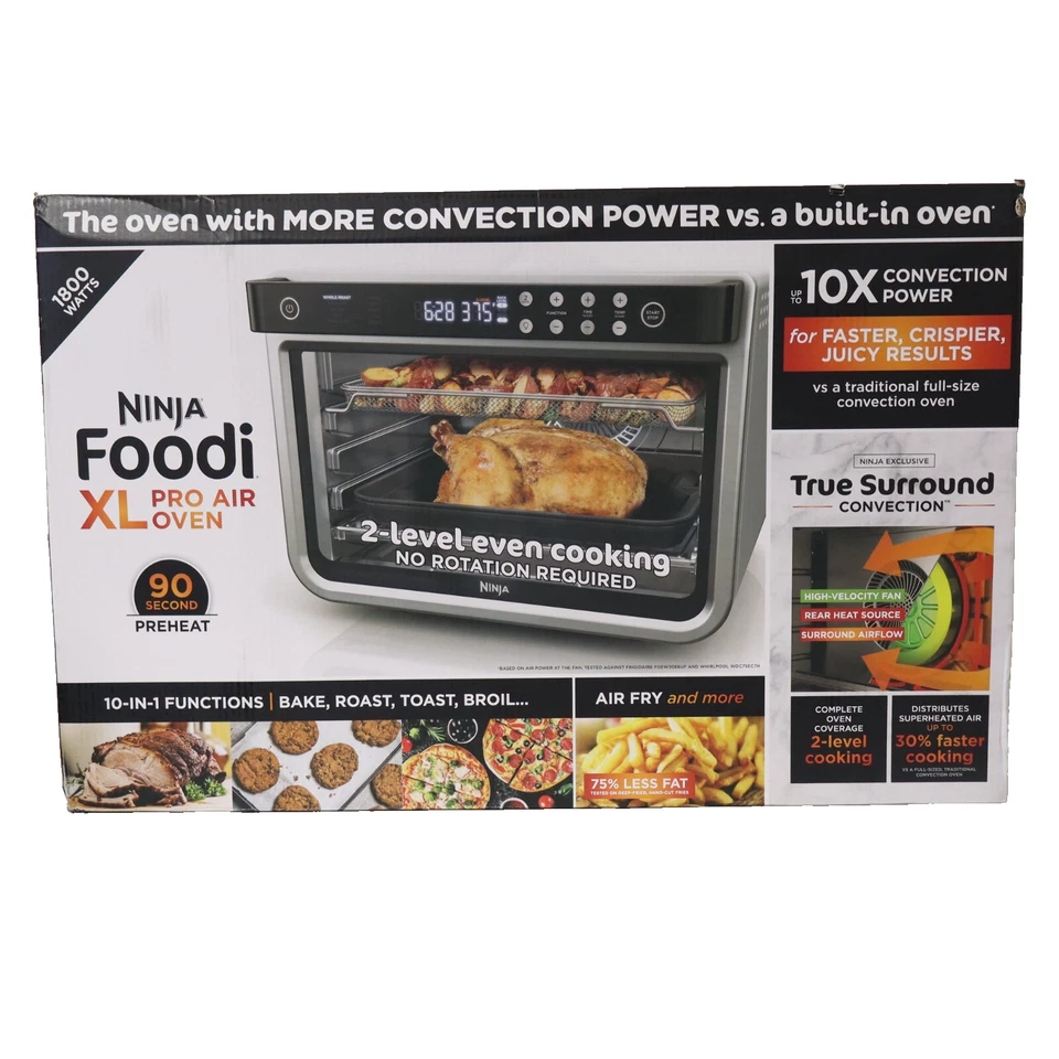 Nuevo Horno para freír al aire Ninja Foodi 10 en 1 XL Pro DT201 Foto 1 de 1