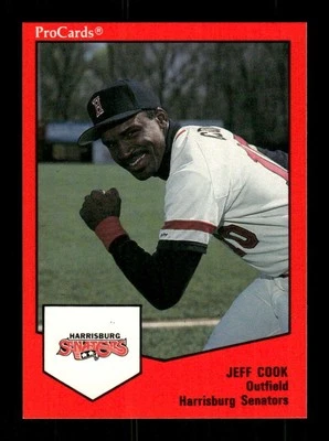 1989 Procards Harrisburg Senators 304 Jeff Cook BXCP07 - Image 1 of 2