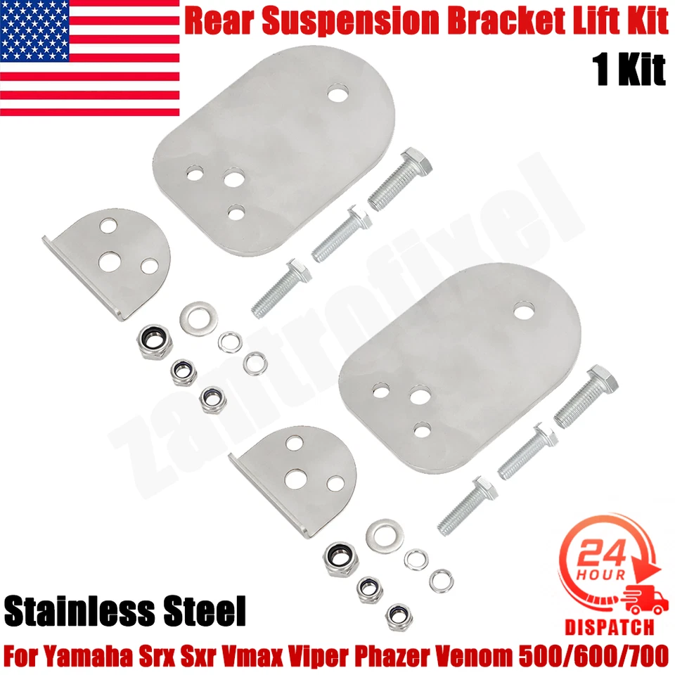 For Yamaha Srx Sxr Viper Phazer Venom Rear Suspension Drop Lift Kit Snowmobiles - Image 1 of 4