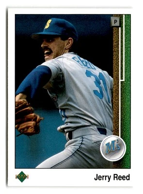 1989 Jerry Reed Upper Deck Seattle Mariners - Image 1 of 2