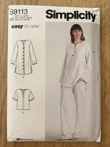 Simplicity S9113 Tunic Top Pull On Trouser top Cut to 18 trousers uncut 16 to 24 - Picture 1 of 6
