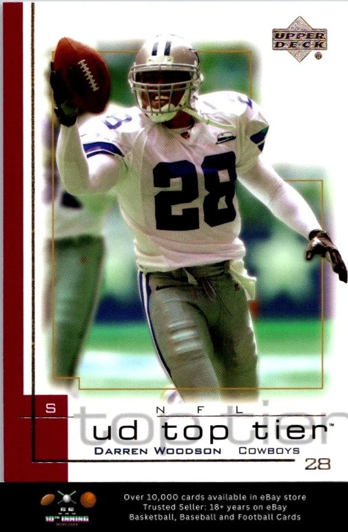 2001 Upper Deck Top Tier FOOTBALL #51 Darren Woodson - Image 1 of 2