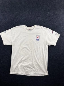 National Skydiving League Shirt Herren Large weiße Grafik NSL Blue Skies Hanes - Bild 1 von 9