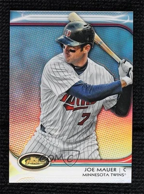 Topps Finest Refractor Joe Mauer 2012 #83 Salón de la fama Foto 1 de 3