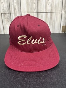 Vintage SnapBack Hat Elvis Presley KC Brand Philippines Red Snap Back - Picture 1 of 11