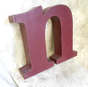 LARGE VINTAGE METAL SIGN LETTER ~"N" - Picture 1 of 4