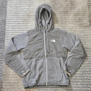 North Face Jacke Damen XS grau Kapuze Fleece Full Zip Outdoor warm Lagenlook - Bild 1 von 13