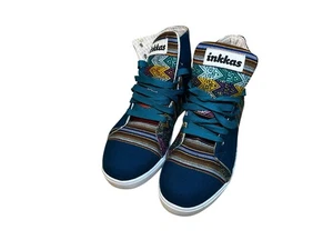 Inkkas High Top Hand Made In Peru Sneakers Men’s Size 10 (Women’s Size 12) - Picture 1 of 12