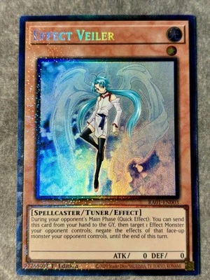 Effect Veiler RA01-EN003 Prismatic Collector's Rare 1st NM - Image 1 of 2