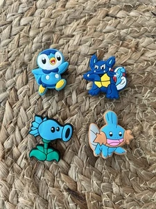 Pokémon Croc Charms Shoe Charms Set Of 4 - Picture 1 of 3