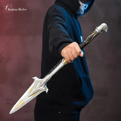 Réplica de metal completa tamaño real Spear of Leonidas, arma Assassin's Creed Foto 1 de 4