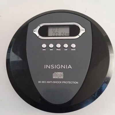 Reproductor de CD portátil Walkman Insignia NS-P4112 60 segundos antichoque probado funcionando Foto 1 de 4