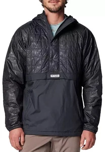Columbia PFG Uncharted isolierter Anorak schwarz 1/2-Reißverschluss Herren Größe Medium - Bild 1 von 2