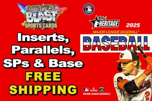 2025 Topps Heritage Singles ~ Inserts, Parallels, SPs & Base - Bild 1 von 261