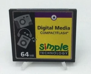SimpleTech Digital Media CompactFlash 64MB (STI-CF/64) - Picture 1 of 2