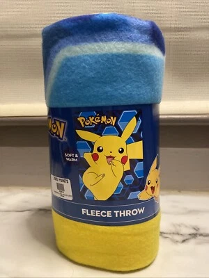 Manta polar Pokemon Pikachu 45" x 60", manta Pokemon para niños nueva Foto 1 de 3
