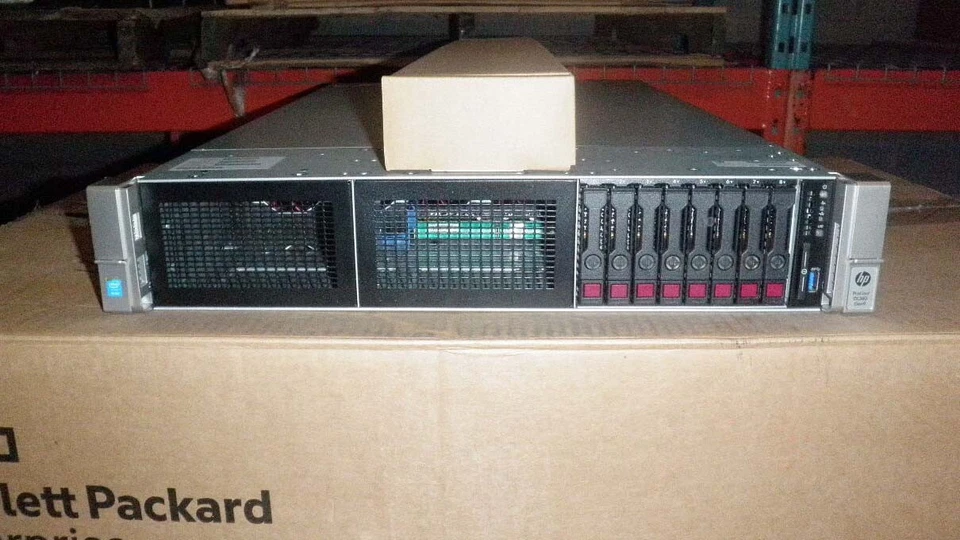 HP Proliant DL380 G9 Server-2x E5-2630 V3 8 Core 2.4GHz-128GB-8x 450GB 10K Gen9 - Image 1 of 1