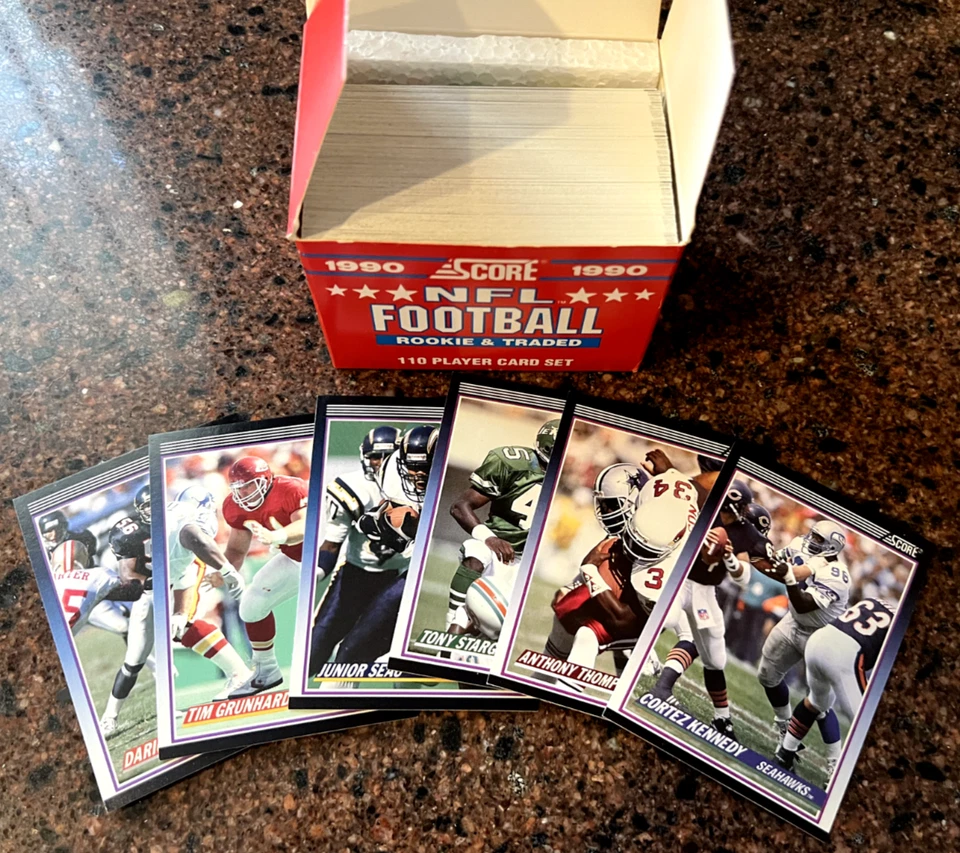 1990 SCORE FOOTBALL UPDATE SET OF 110 NM-MINT - Image 1 of 1