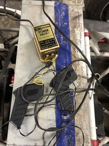 Eldon Slot Car Set Power Pack Transformer # 3400 with 2 Controller's - Picture 1 of 3