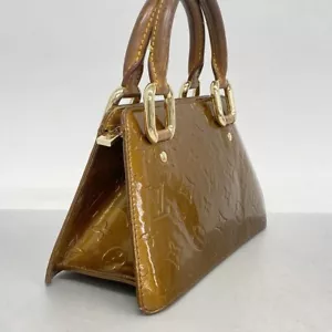 Louis Vuitton M91120 Handbag Vernis Mini Forsythe Bronze Used from Japan - Picture 1 of 10