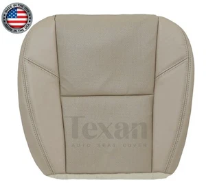 2012, 2013, 2014 Chevy Silverado LTZ Driver Bottom A/C cooled Seat Cover Tan - Picture 1 of 6