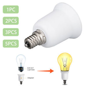E12 to E26/E27 LED Bulb Base Adapter Converter Light Socket Lamp Holder 1-10PACK