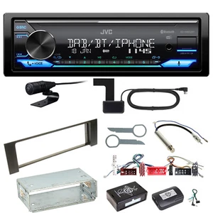 JVC KD-X482DBT Bluetooth Digitalradio USB Einbauset für Audi A4 B6 B7 - Bild 1 von 1