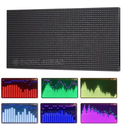LED Music Spectrum Sound Level Indicator Display Colorful Dot Matrix VU Meter - Image 1 of 4
