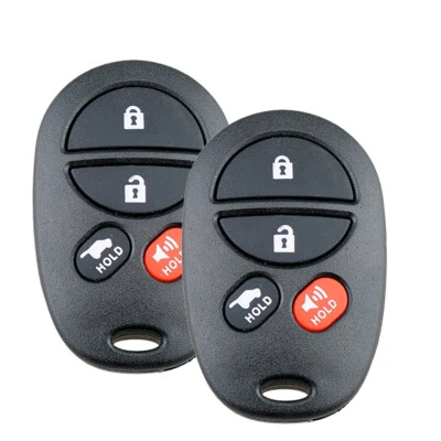 2 Llavero remoto para Toyota Avalon Solara 2004 2005 2006 2007 2008 GQ43VT20T Foto 1 de 4