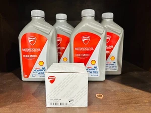 Genuine OEM Ducati Monster 796 / 821 Oil Filter Change Kit 2013-2021 - Picture 1 of 1