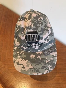 Napa Racing Cap Hat Camo Intrepid Fallen Heroes Fund Adjustable - Picture 1 of 8