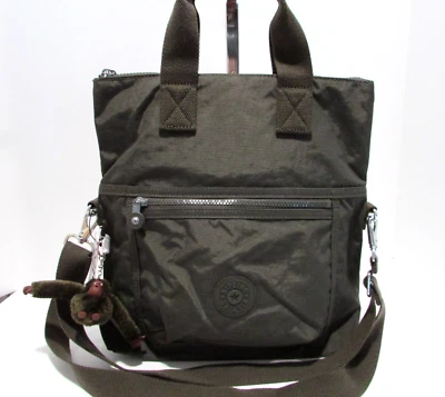 Bolso Bandolera Convertible Kipling Eleva Bolso de Hombro Verde Campo Nuevo con Etiquetas Foto 1 de 4