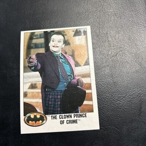 B32c Batman Dc Comics 1989 Movie Topps #4 Jack Nicholson Joker Clown Prince