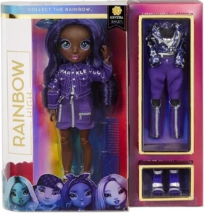 MGA Entertainment Rainbow High Krystal Bailey Fashion Doll with 2 Outfits - Picture 1 of 1