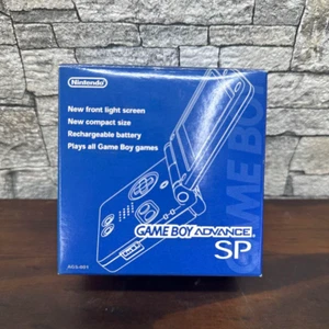 Nintendo Game Boy Advance SP GBA SP Aslight Blue Console Japan Import Authentic - Picture 1 of 6