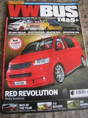 VWBUS MAGAZINE ISSUE 44 RED ISLAND DREAM RUSTORATION BEACON BUS T17 BEGINS - Image 1 of 3
