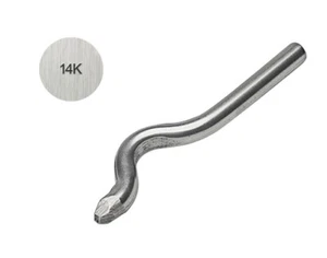 14K 3/4 MM Bent Stamp Purity Jewelry Making Metal Design Stamping Punch Tool - Picture 1 of 2