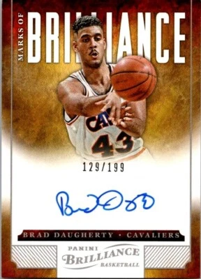 Panini Brilliance Brad Daugherty Cleveland Cavaliers 2012-13 automático/199 Foto 1 de 2