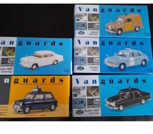 5 x CORGI VANGUARDS AUSTIN 1/43 POLICE CARS - A60 CAMBRIDGE MINI A35 VAN ALLEGRO - Picture 1 of 7