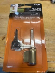 Prime-Line Patio Door Cylinder Lock E 2000 Brass PLPCI NEW - Picture 1 of 2