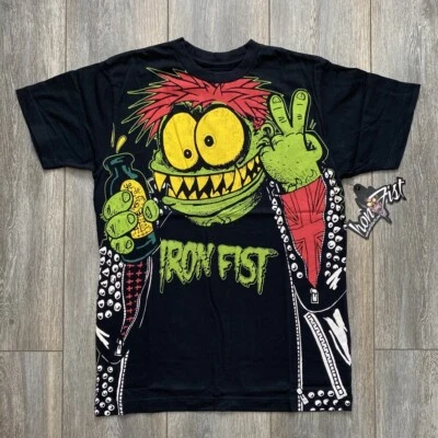 IRON FIST CUTTER PUNKS BLACK MEN'S T SHIRT (S) - Image 1 of 2