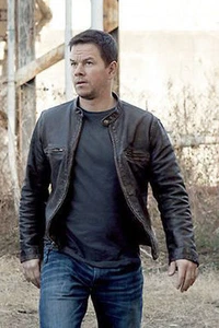 Chaqueta de Cuero de Vaca REAL Contraband Mark Wahlberg's Envejecida para Hombre - Imagen 1 de 5