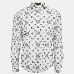 Louis Vuitton White Christopher Nemeth Rope Fil-coupe Cotton Shirt XL - Picture 1 of 5