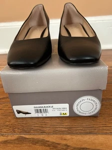 Franco Sarto low heel black Guliana pumps - Picture 1 of 7
