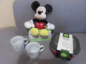 Disney * To Go Salat Box 1,5 l * 2 x 350 ml Kaffeebecher * Mickey Mouse * NEU - Bild 1 von 12